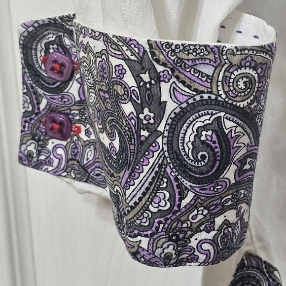 7 Downie St Mens Button Down Shirt Size 4 (Med) White - Picture 10 of 12